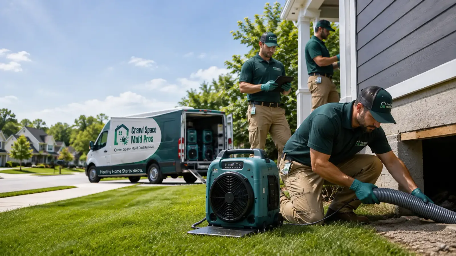 Crawl Space Mold Removal in Dysart, IA